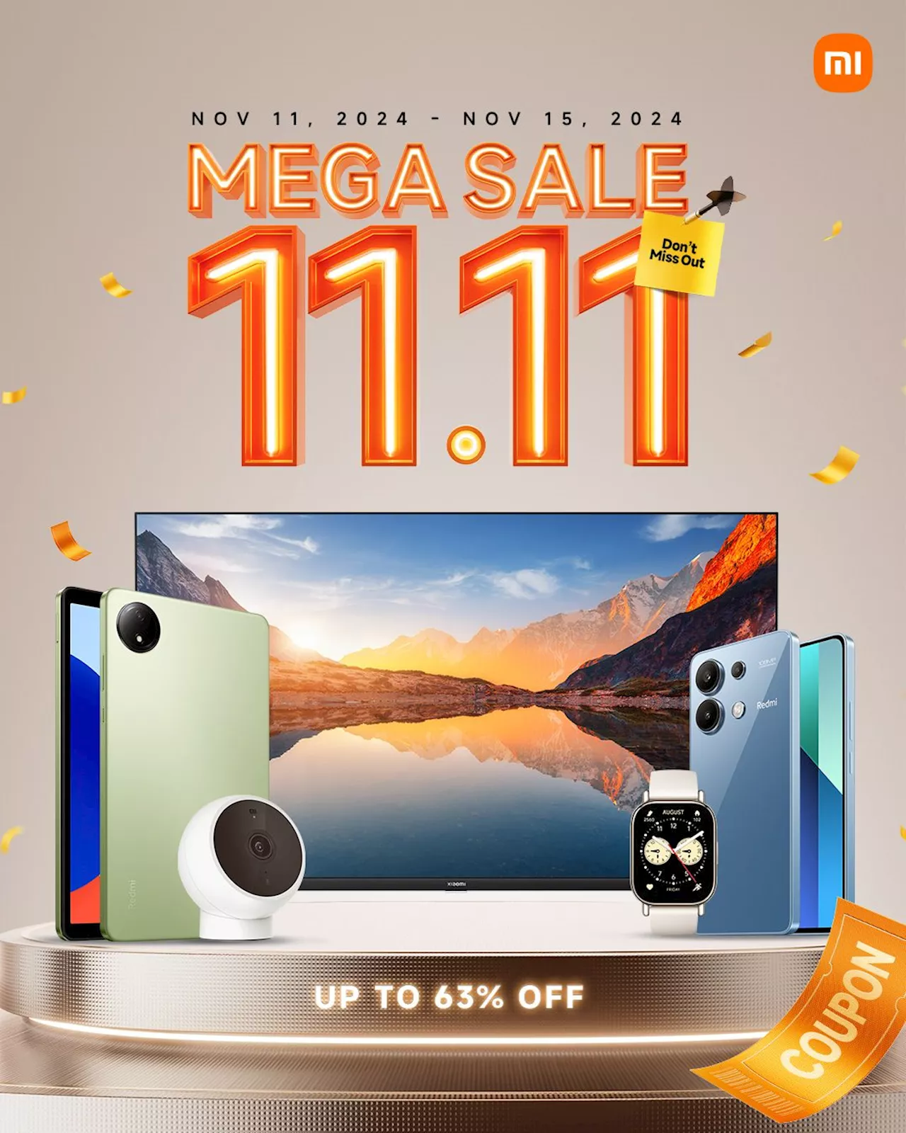 Xiaomi's 11.11 Mega Sale promises unbeatable value