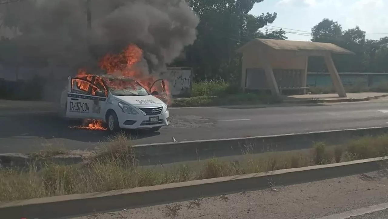 Vehículos, gasolineras y tiendas incendiadas tras nueva ola de violencia en Tabasco