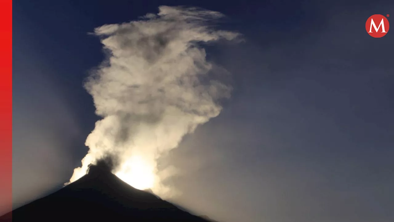 Volcán Popocatépetl HOY: Cierra la semana con 79 exhalaciones