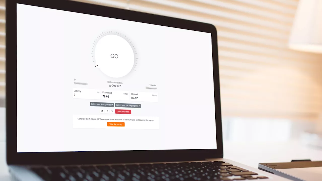 Test your Internet speed and stand a chance to win R5,000