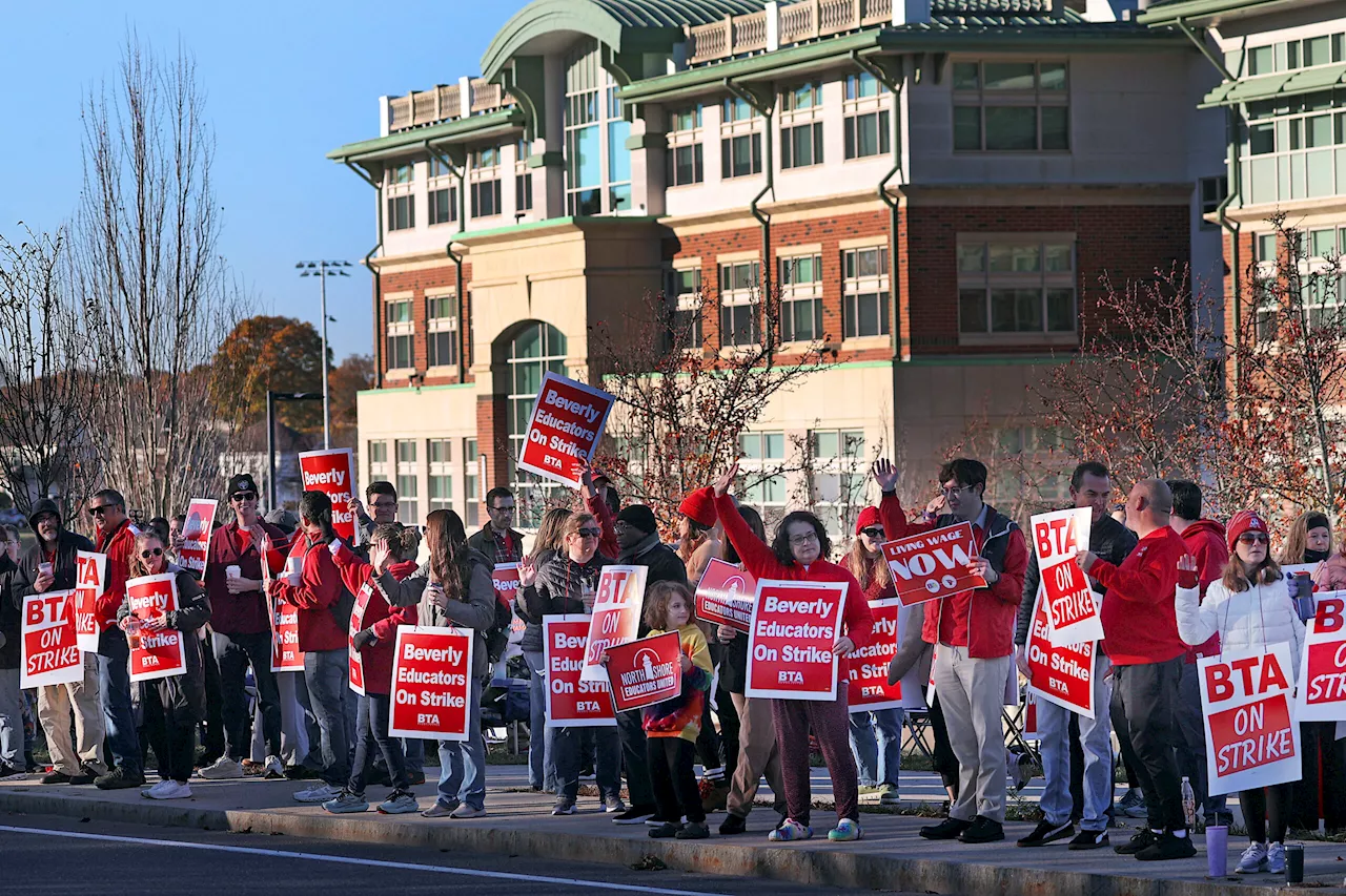 Teachers in 2 Massachusetts school districts go on strike