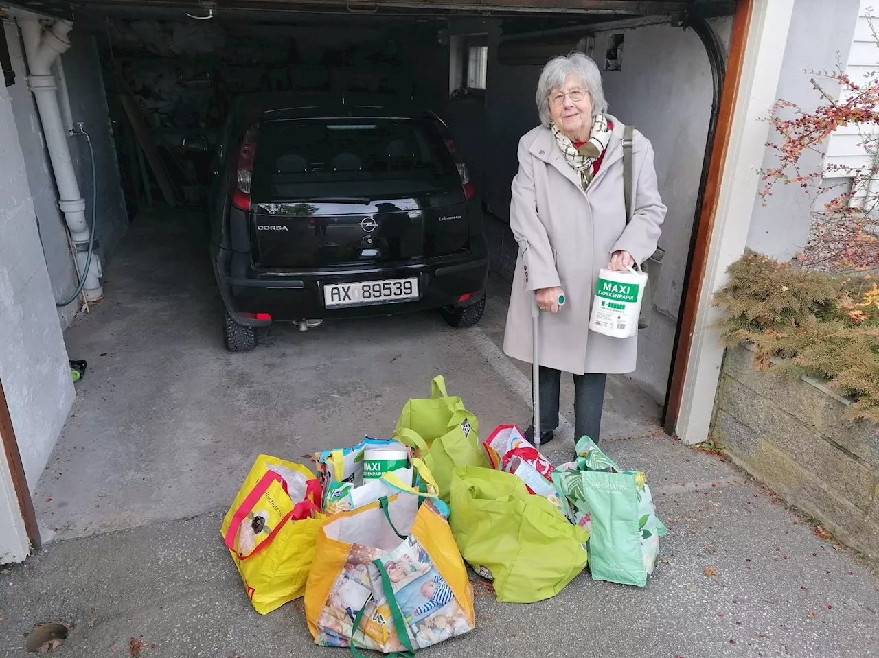 Skal virkelig ikke Grete (84) få bruke bilen for å gjøre ukehandelen?