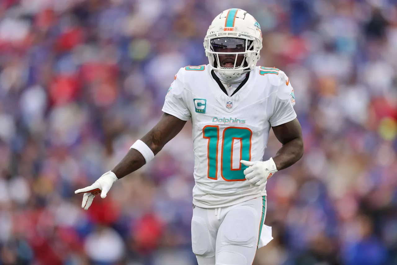 Dolphins' Tyreek Hill in Danger of Missing Week 10