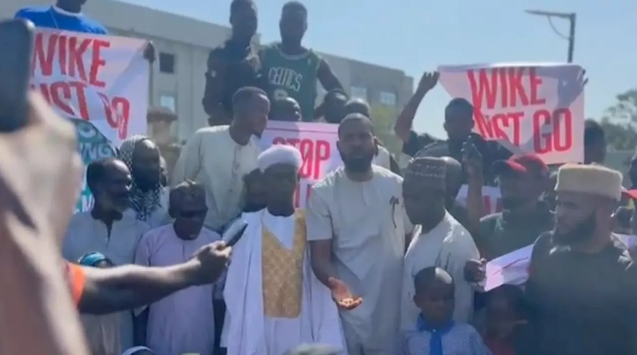 BREAKING: Residents Protest, Demand Wike’s Removal as FCT Minister [VIDEO]