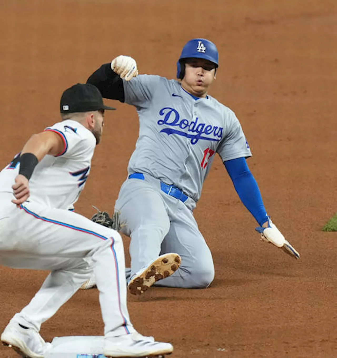 交換されなかった大谷翔平「50－50」達成ベース巡り、ドジャースとマーリンズ訴えられる