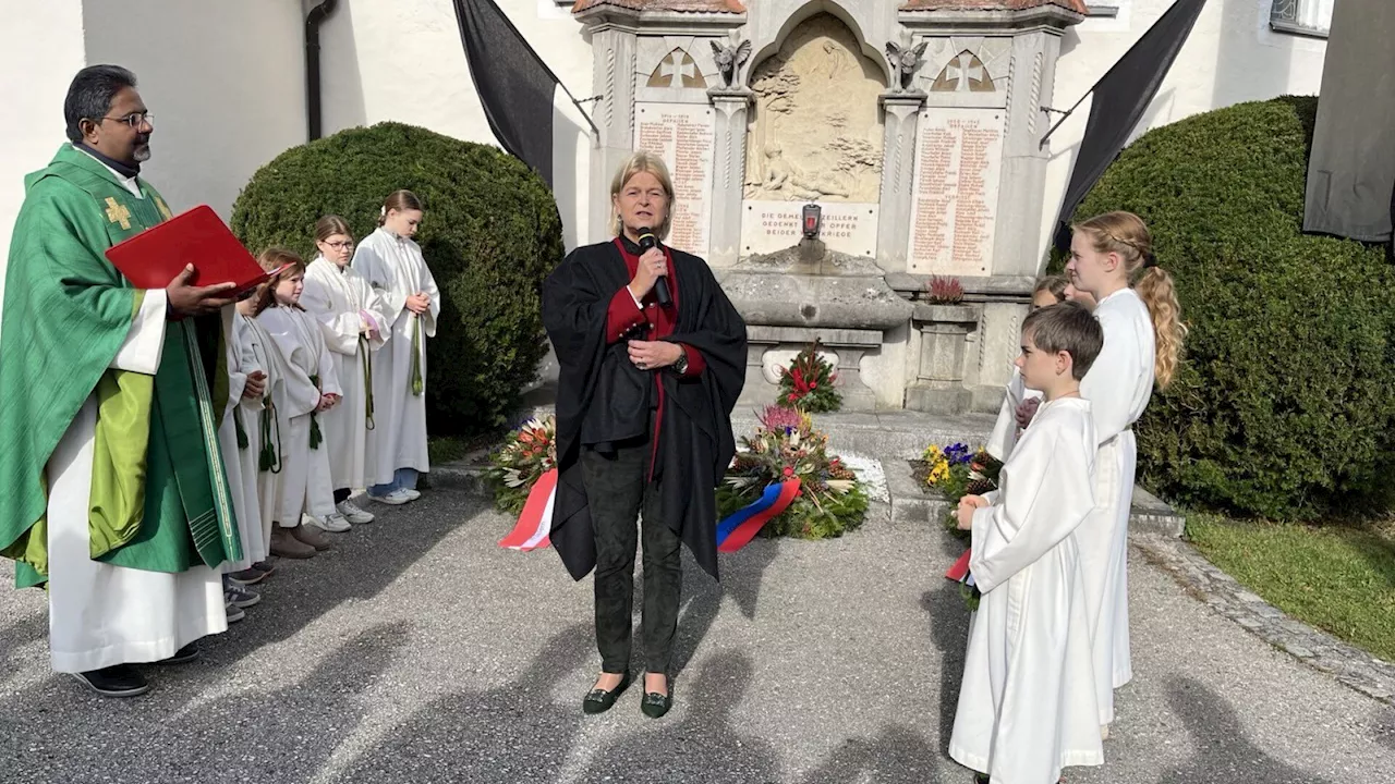 Klaudia Tanner gedachte verstorbener Kriegsopfer