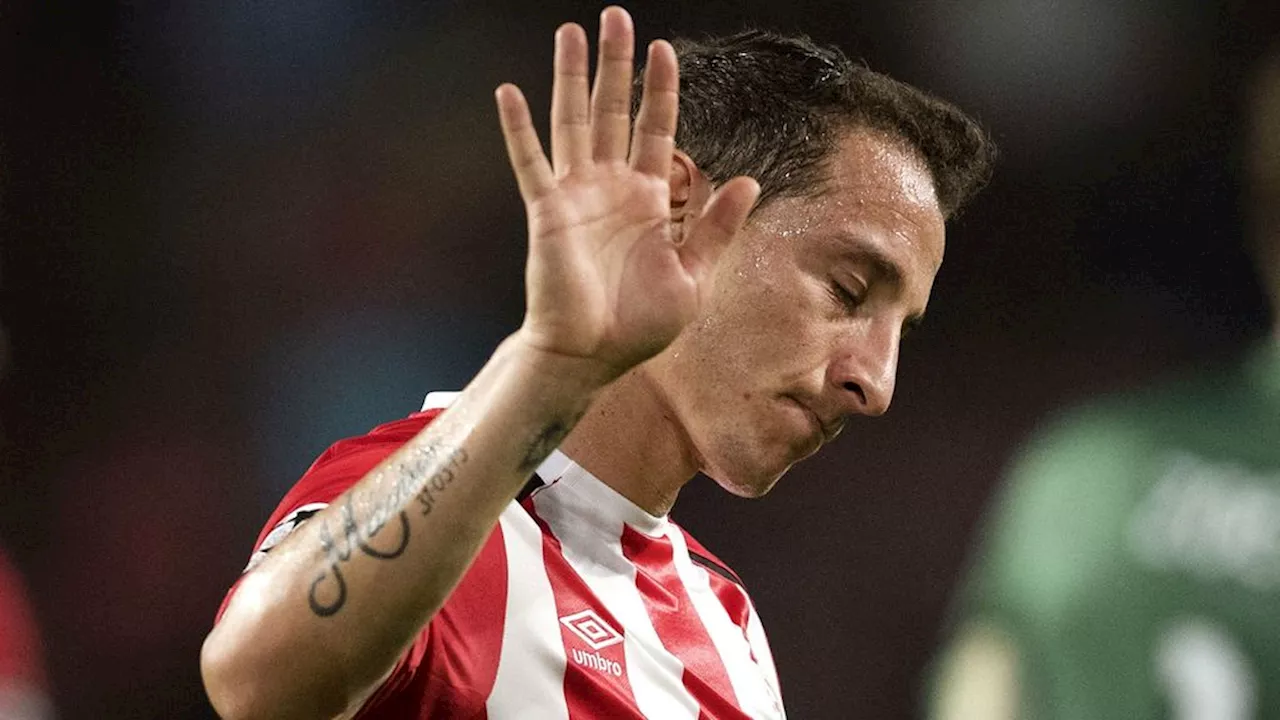 Oud-PSV'er Guardado stopt met voetballen, zondag mogelijk laatste wedstrijd