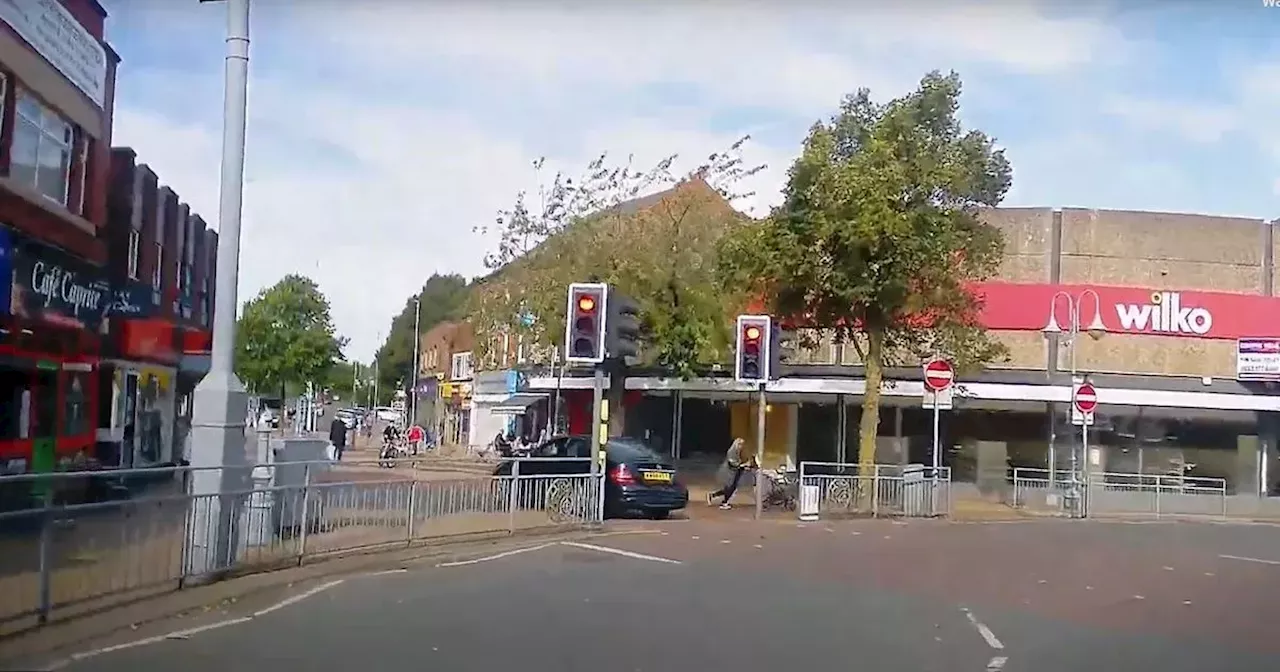 Dangerous motorist drives through pedestrianised area in attempt to flee police