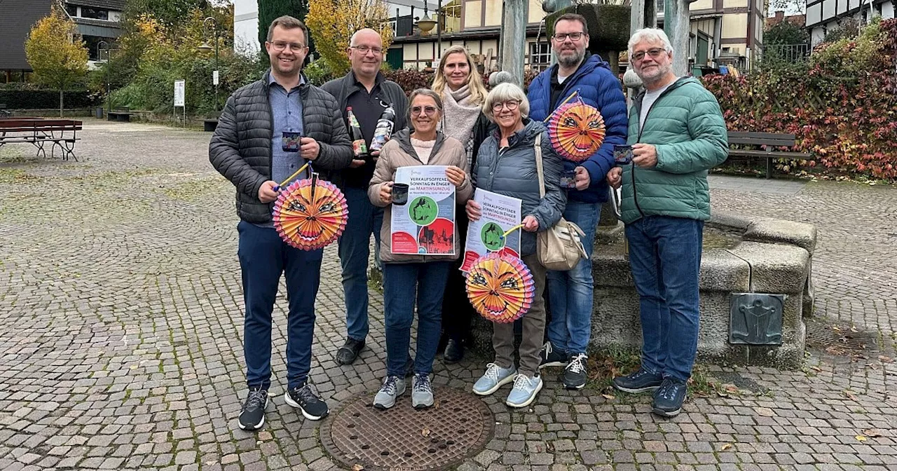 Martinsumzug und verkaufsoffener Sonntag in Enger