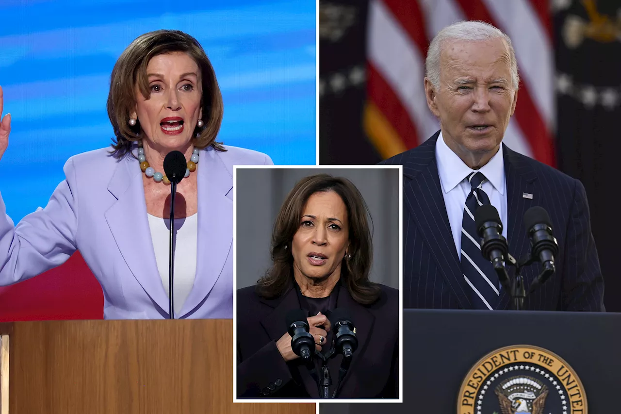 Bitter Pelosi now says Biden should have dropped out earlier so Democrats could have 'open primary'