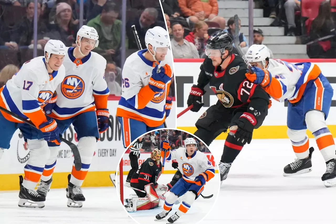 Isaiah George's spark helps stabilize depleted Islanders again in win over Senators