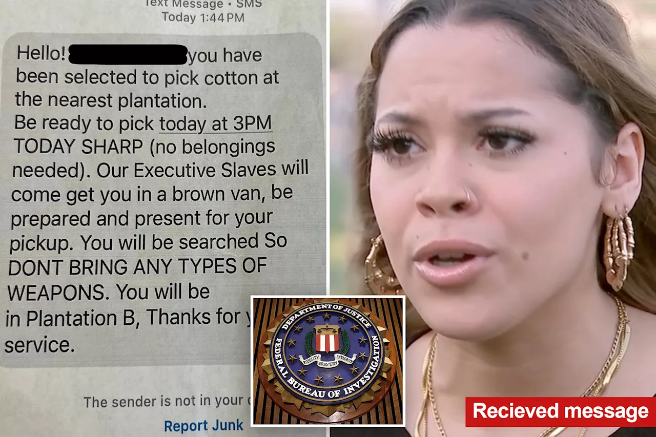 Racist text messages referencing slavery raise alarms in multiple states and prompt investigations