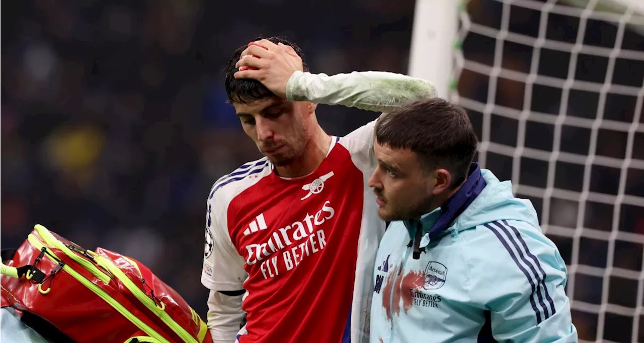 Arsenal : la blessure impressionnante d'Havertz contre l'Inter Milan