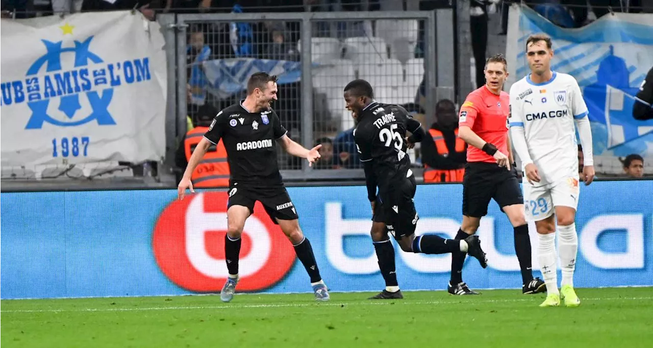 Sonné par Auxerre, l'OM n'y arrive toujours pas au Vélodrome !