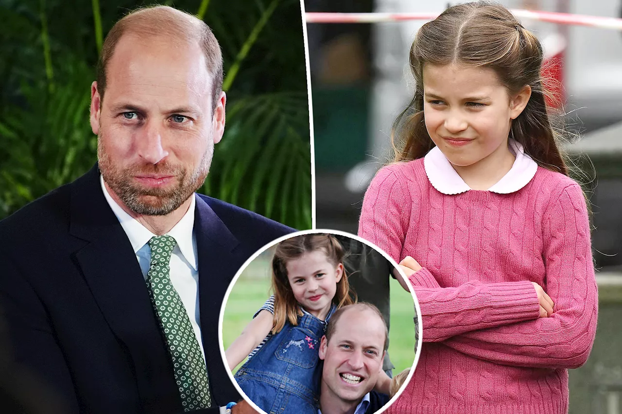 Princess Charlotte, 9, cried when dad Prince William grew a beard for the first time