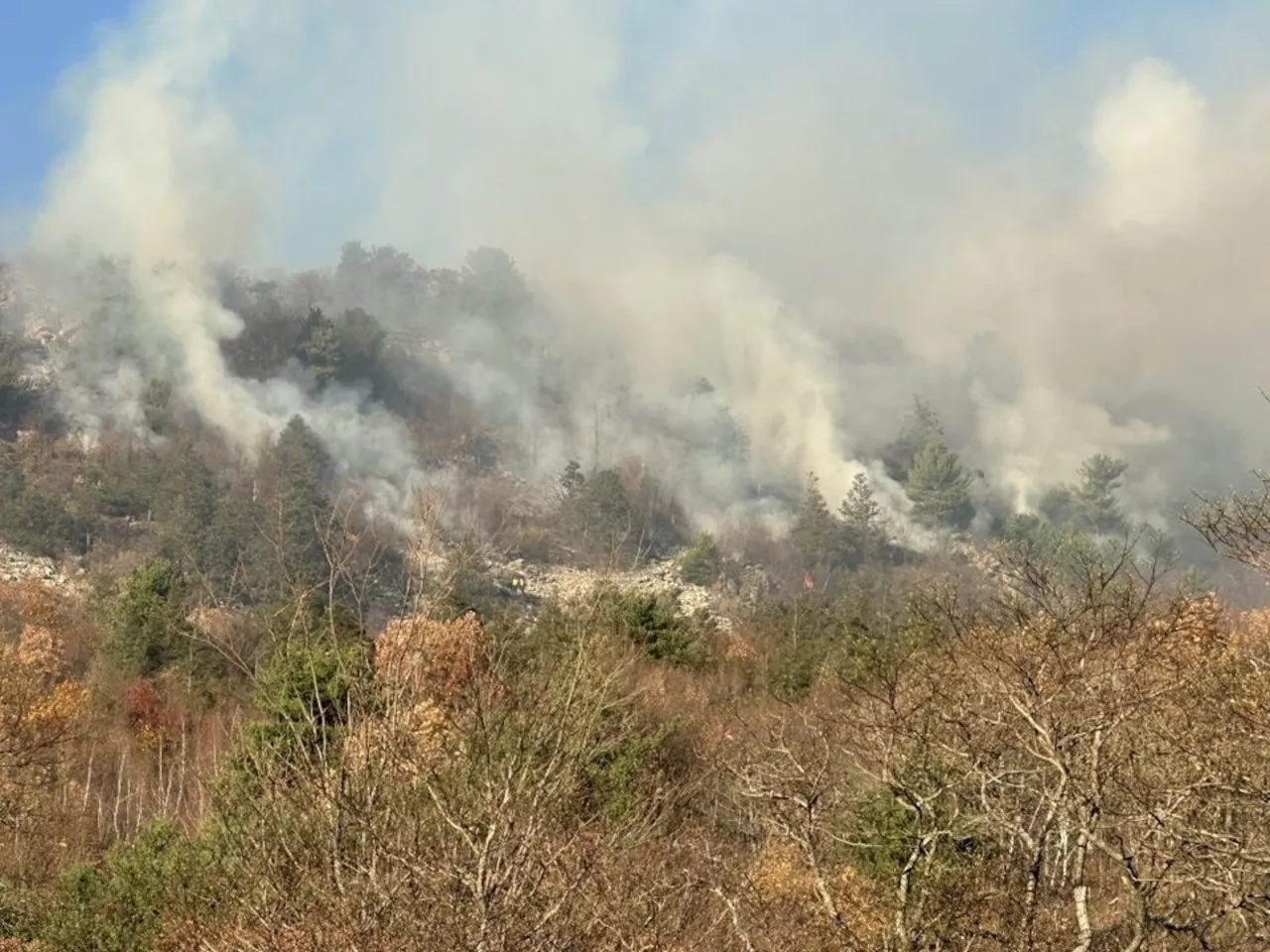 Pa.’s Blue Mountain wildfire contained after burning nearly 600 acres