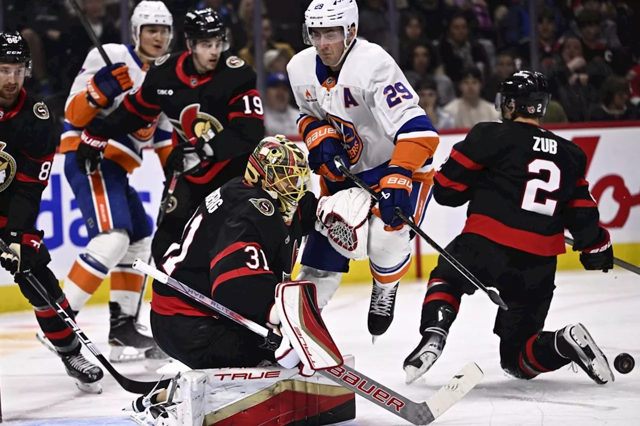 Ottawa Senators push back, but New York Islanders win 4-2 in Ottawa