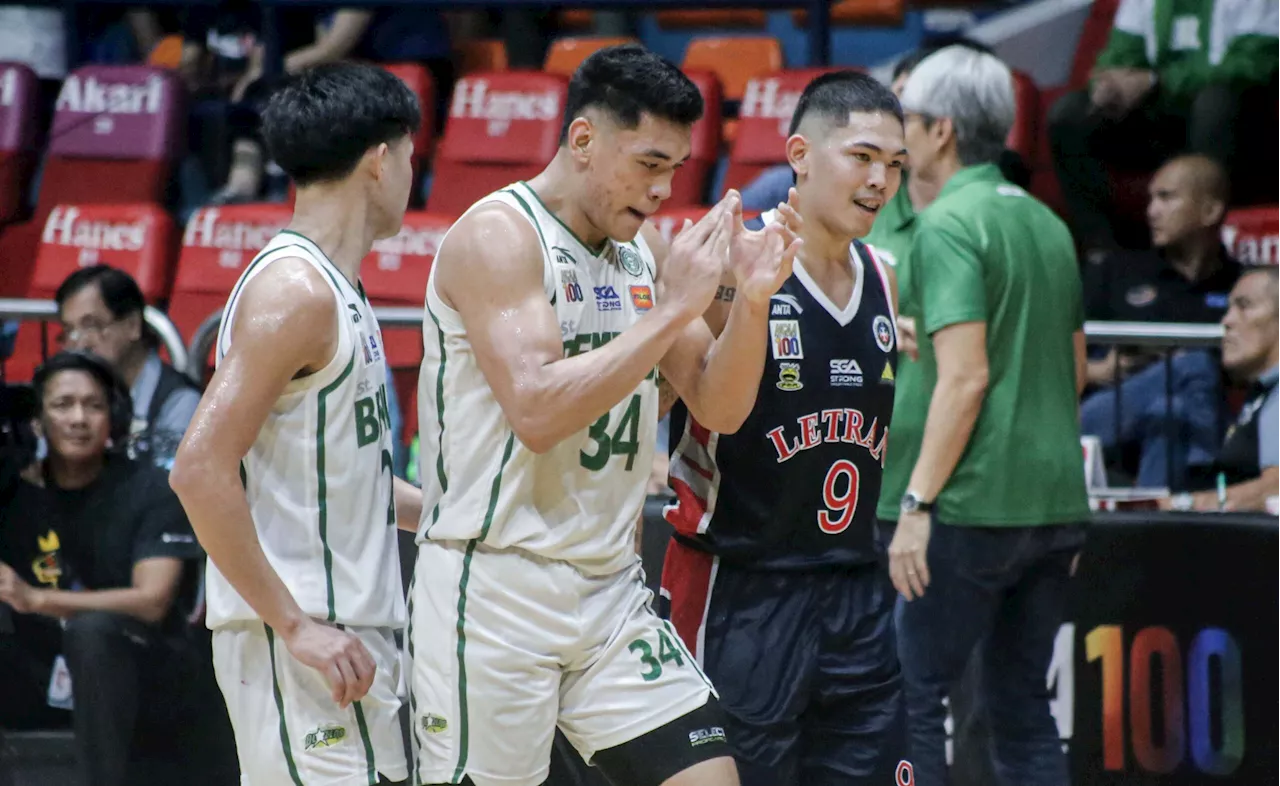 Benilde edges Letran for 7th straight win, closes in on twice-to-beat; Lyceum up