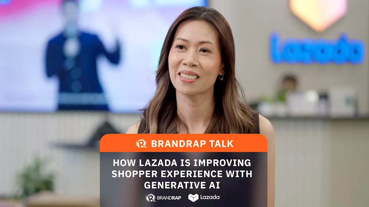 How is Lazada improving shopper experience with generative AI?