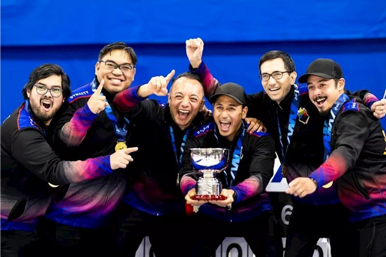 Philippine curling team rises to Division A, boosts Olympic bid