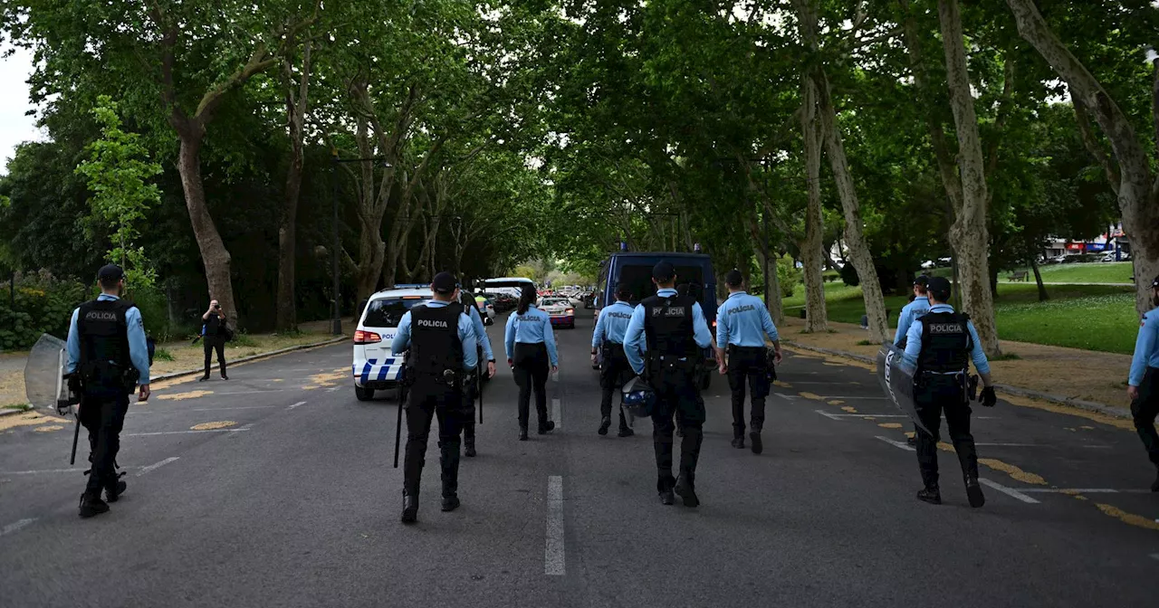 Megaoperação policial na zona do Martim Moniz em Lisboa