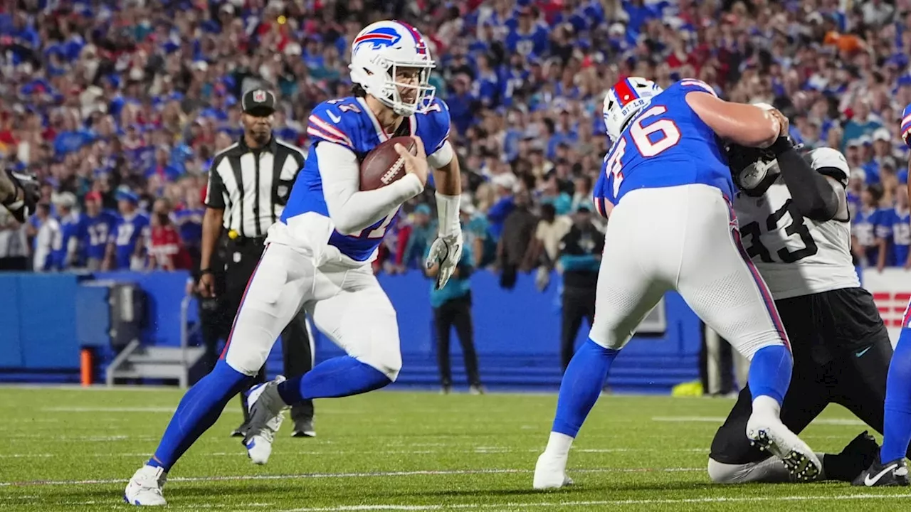 Bills QB Josh Allen tells Pat McAfee he's not done running through defenders