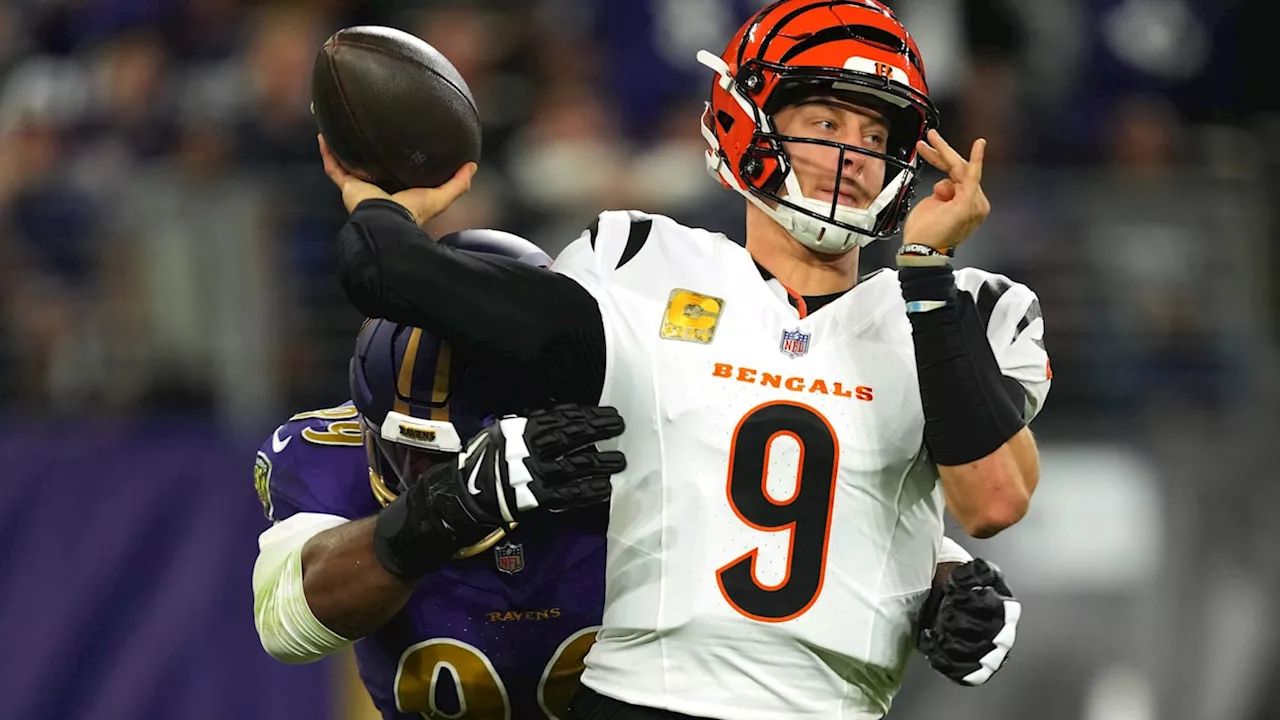 Look: Bengals QB Joe Burrow Posts Historic Losing Stat Lines in 2024 Ravens Matchups