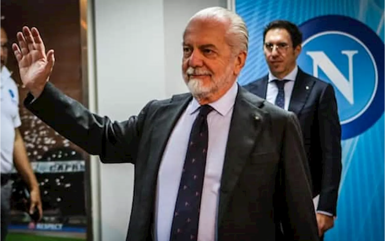 Napoli, De Laurentiis su X: 'Progetto in costruzione, pensiero scudetto inganna'