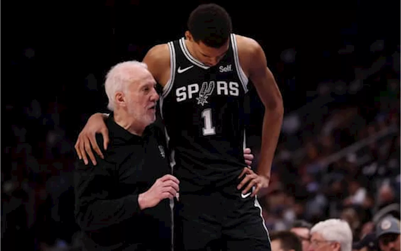 NBA, Wembanyama: 'Non siamo in contatto con Popovich, ma tornerà presto con noi'