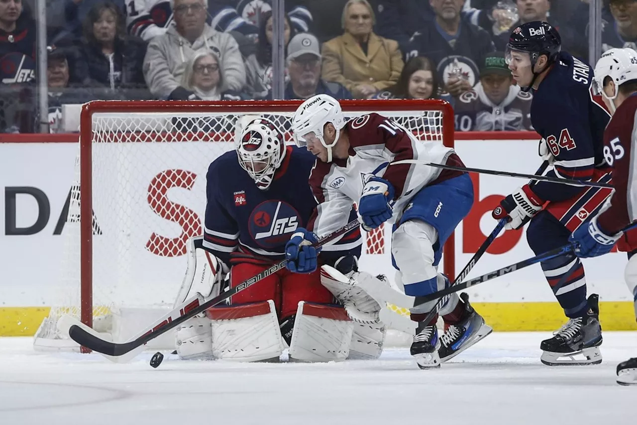 Connor Hellebuyck's 35-save shutout lifts Jets to 1-0 win over Avalanche