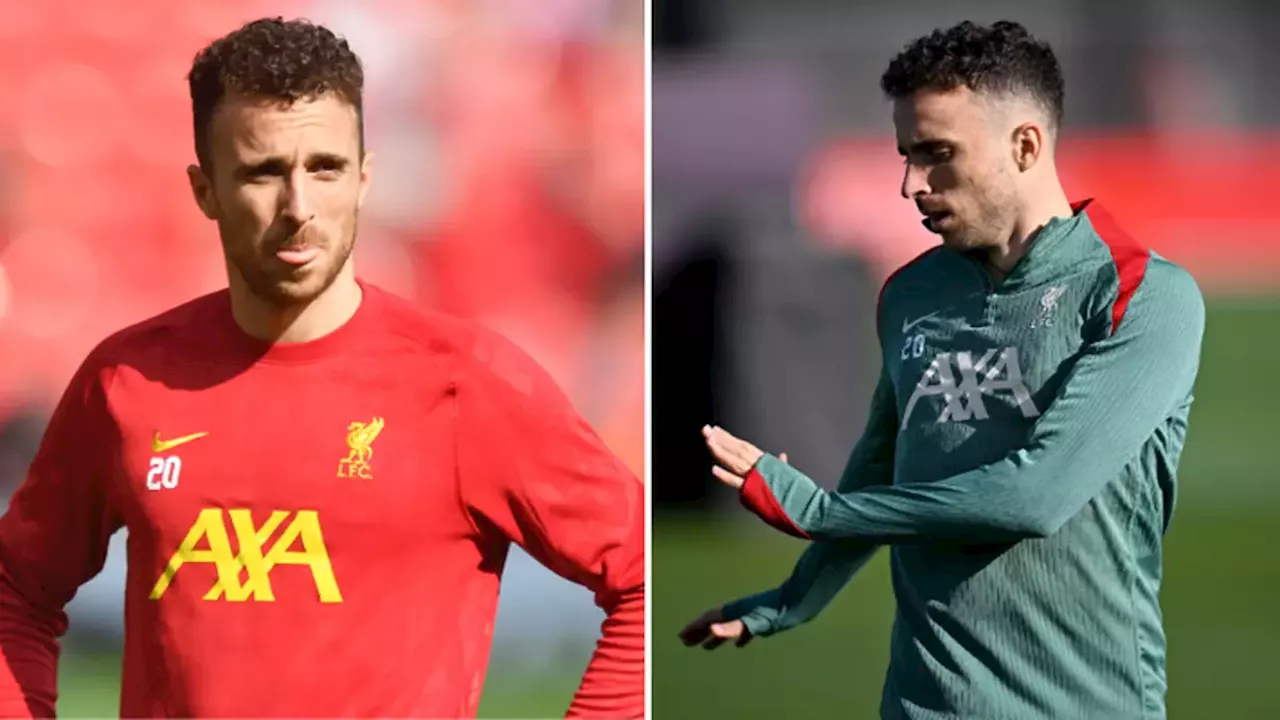 Diogo Jota suffers major injury setback which could dent Liverpool's Premier League title hopes