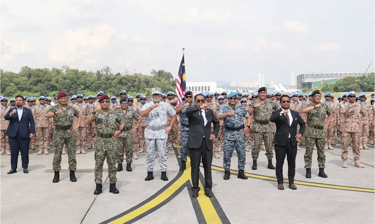 Malaysian peacekeepers depart for Lebanon amidst rising conflict, says Defence Minister