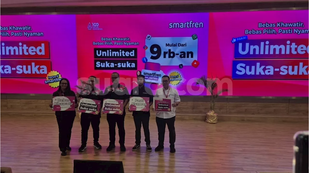 Smartfren Luncurkan Unlimited Suka-Suka, Internetan Bebas Khawatir, Mulai Rp9.000-an