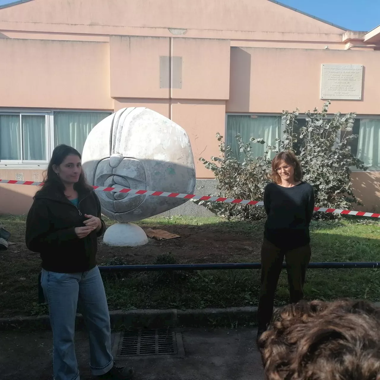 Blaye : un chantier pour donner une seconde jeunesse à la sculpture du collège