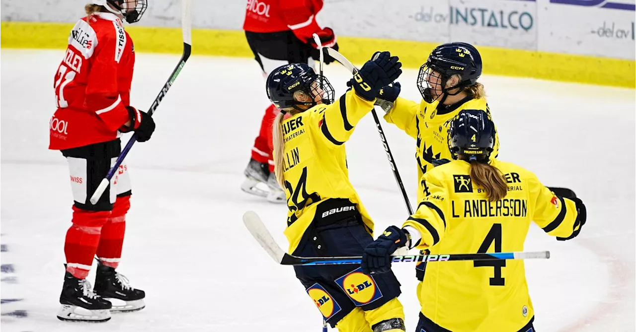 Ishockey: Lina Ljungblom bakom Damkronornas vändning mot Schweiz