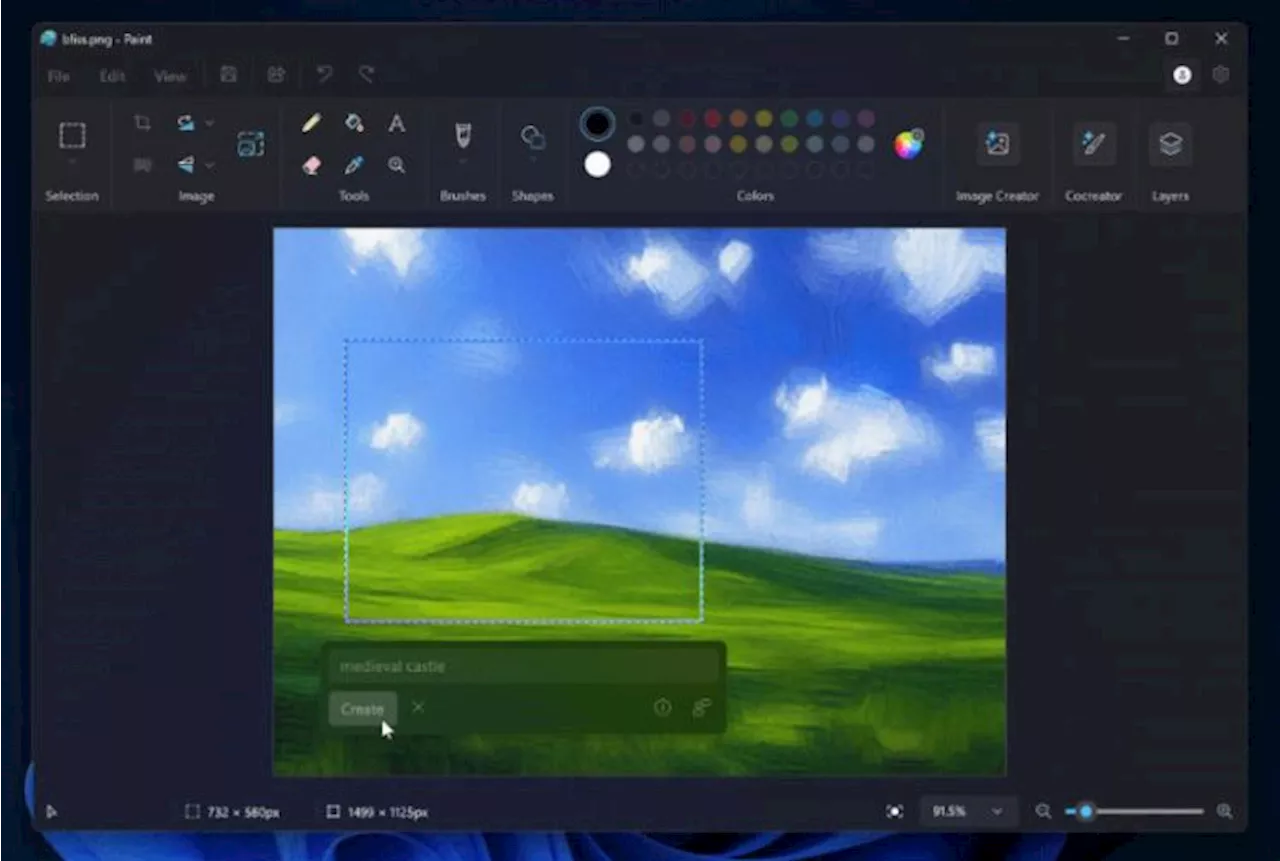 Microsoft führt neue KI-Funktionen für Paint und Notepad ein