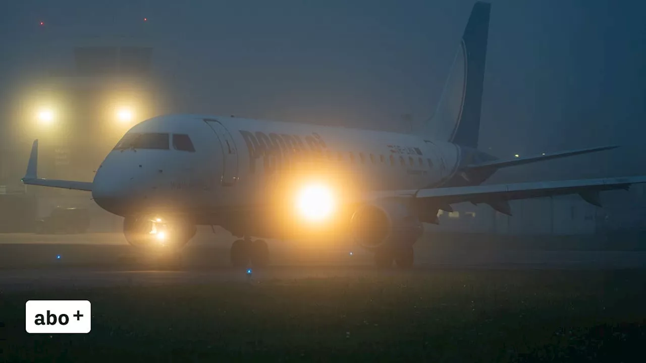 Nebel behindert Flugverkehr in Altenrhein: Nicht alle Flugzeuge können wie geplant am Bodensee landen