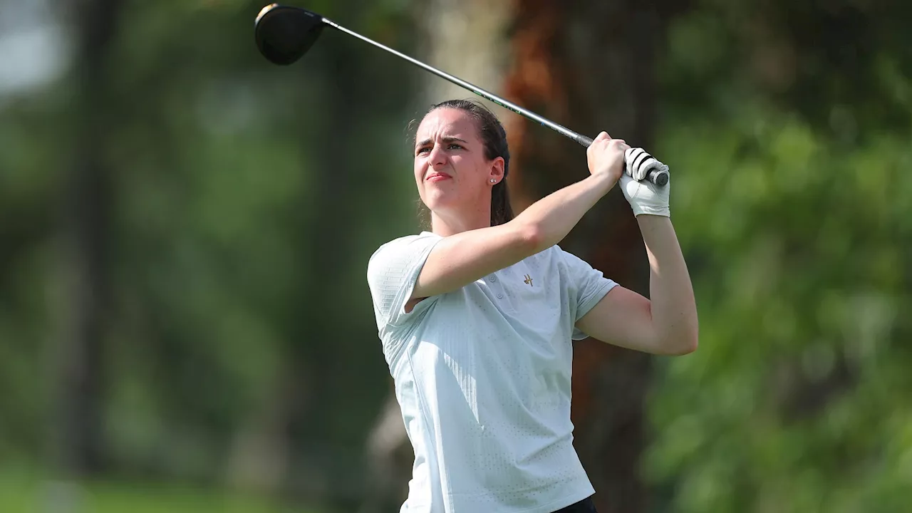 Caitlin Clark effect laid bare as WNBA star gets full LPGA treatment for golf debut alongside Nelly Korda...