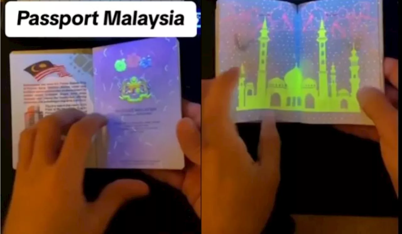 – Orang Ramai Terpesona Lihat Corak ‘Rahsia’ Dalam Pasport Malaysia