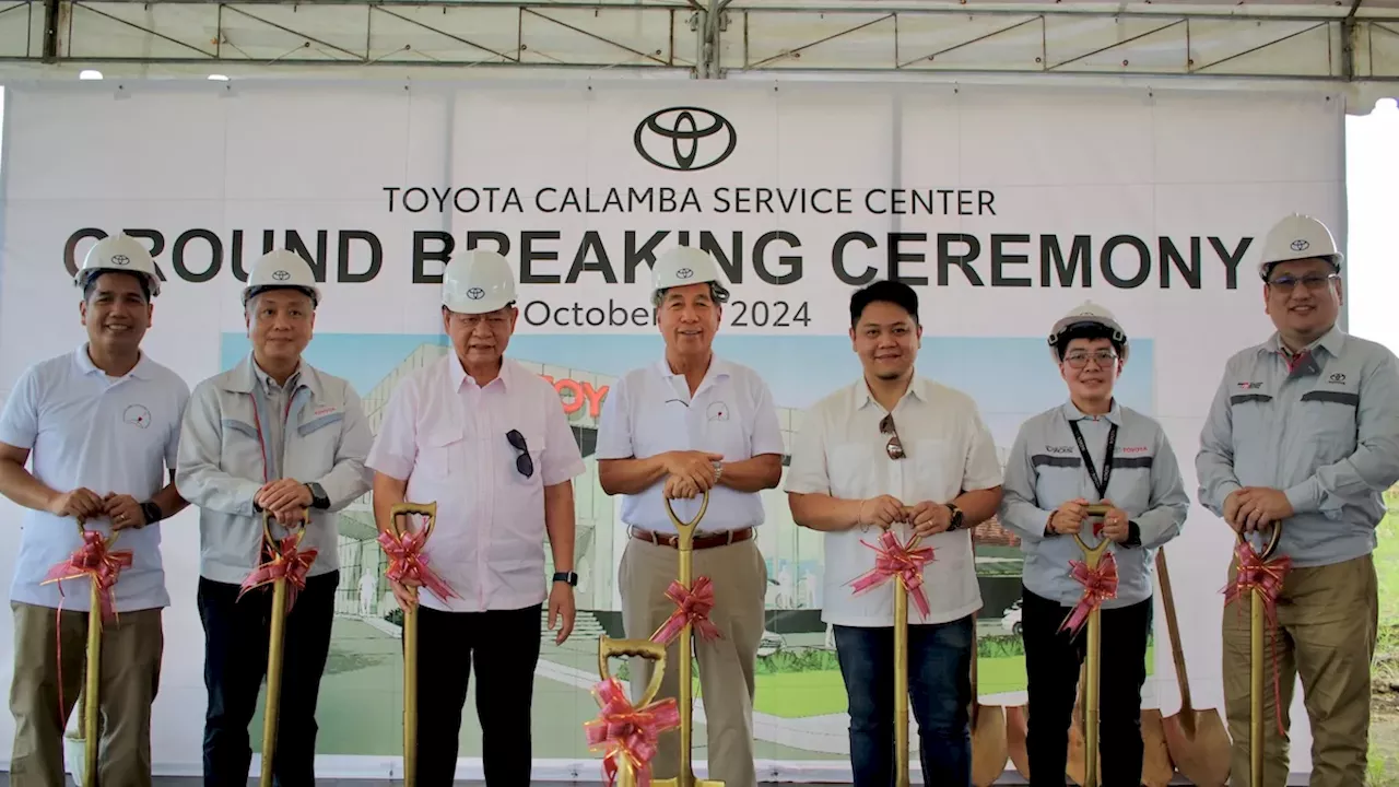 The Toyota Calamba Service Center will be the brand’s first service facility in Calabarzon