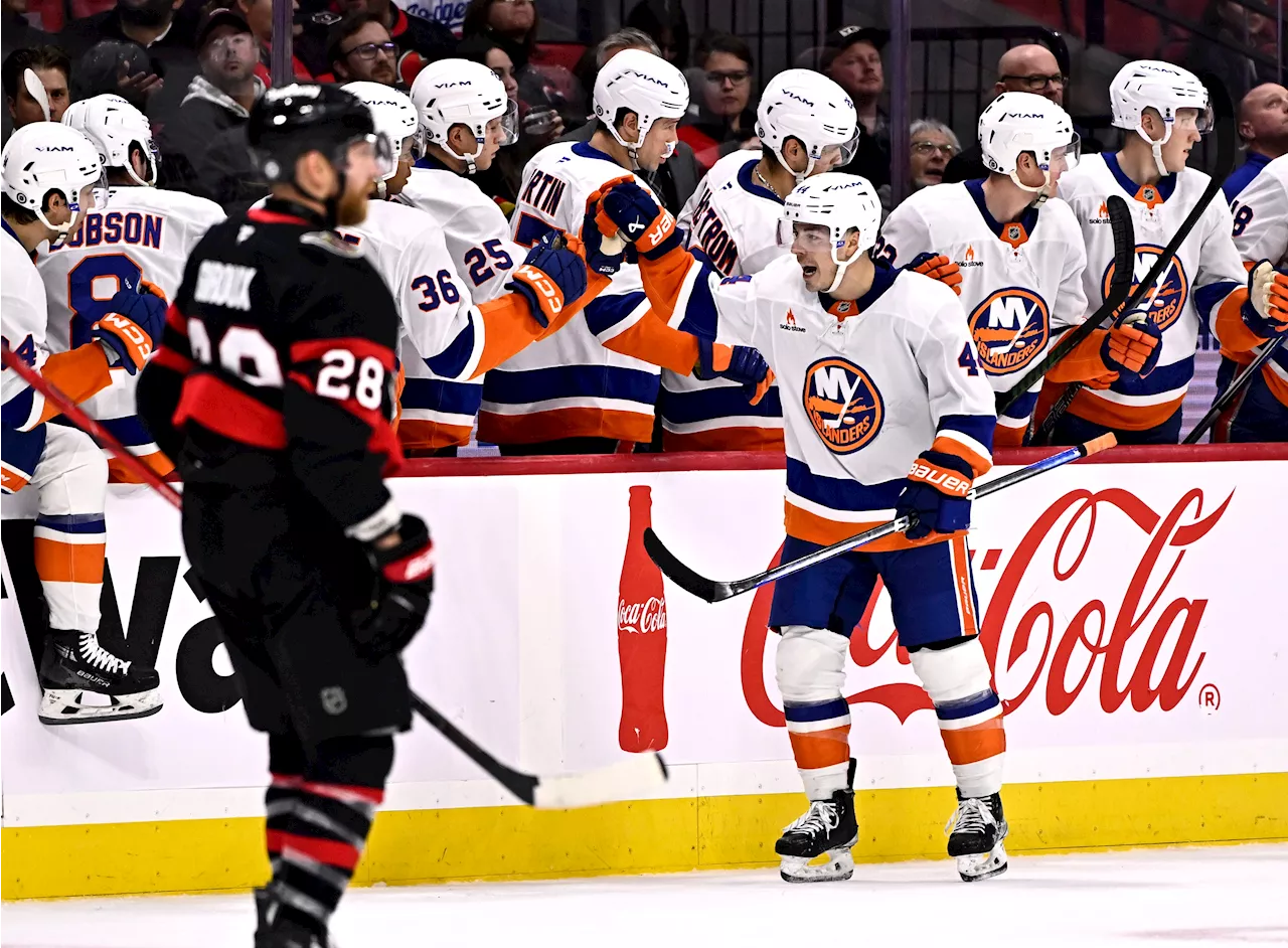 Senators push back, but Islanders win in Ottawa