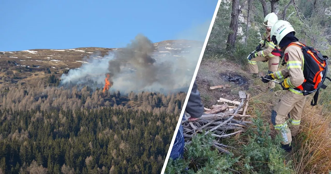 Vorsicht geboten: Erhöhtes Risiko für Waldbrände in Tirol