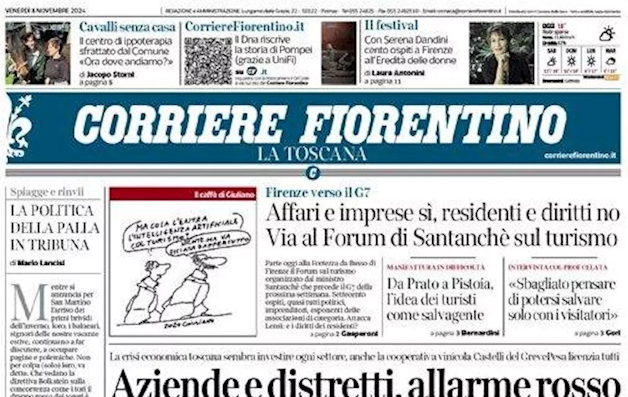 Il Corriere Fiorentino apre sul ko viola: 'Il turn over non funziona contro l'Apoel Nicosia'