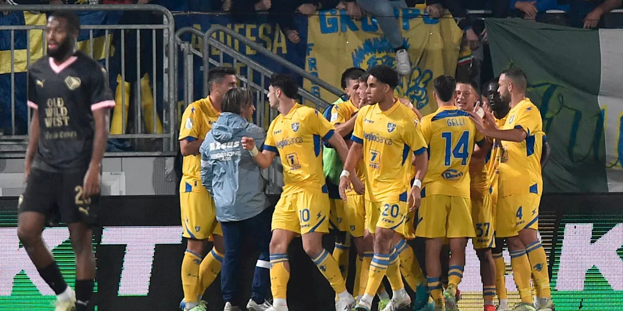 Il Frosinone pareggia ancora, frenato il Palermo: 1-1 tra Greco e Dionisi