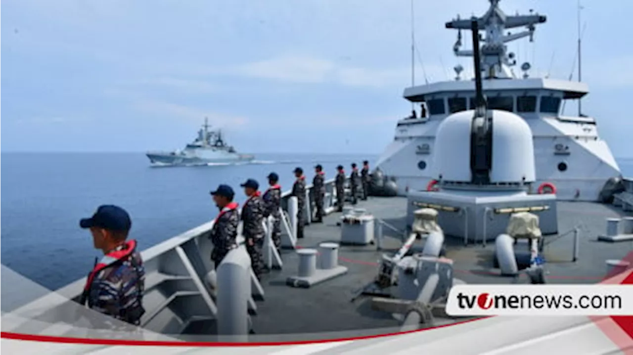 Latihan ORRUDA TNI AL dan Russian Navy Masuki Tahap Latihan 'Sea Phase' di Laut Jawa