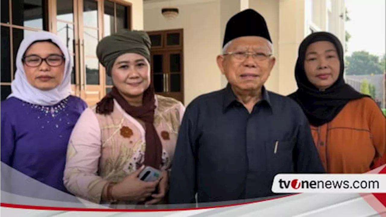 Ma'ruf Amin Imbau Para Kiai hingga Santri Pilih Luluk-Lukman di Pilkada Jatim