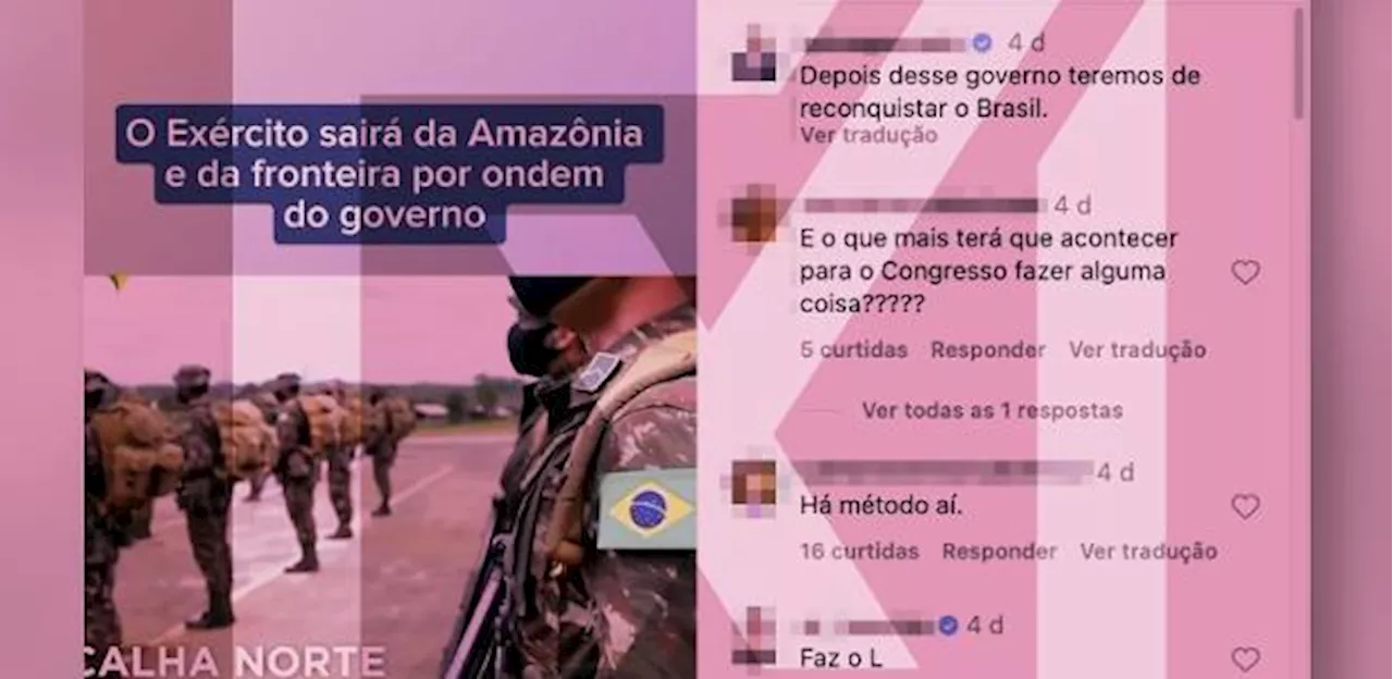 Projeto de Lula não fará com que o Exército saia da Amazônia