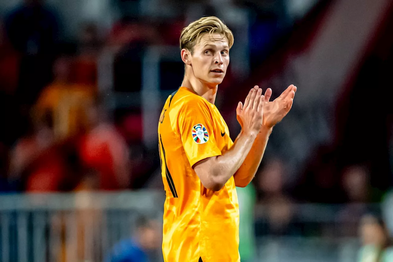 Frenkie de Jong kan na 433 dagen rentree maken in Oranje