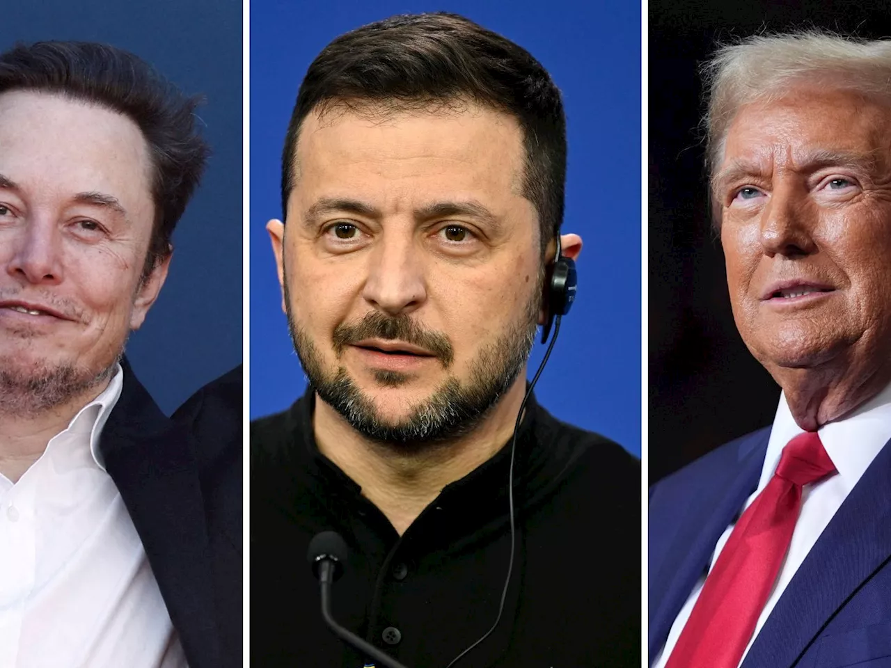 Trump reicht das Telefon an Musk weiter: Überraschender Anruf bei Selenskyj