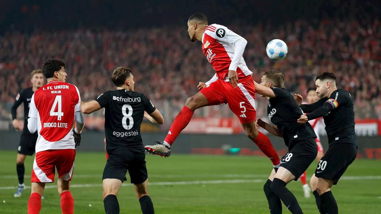 Fußball-Bundesliga: Union Berlin und Freiburg mit Nullnummer